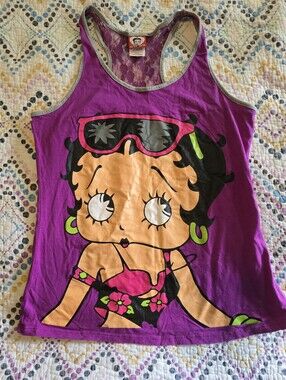 Betty Boop graphic tank top
